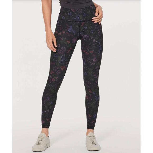 lululemon frozen Flourish Multi wunder under Leggings - Picture 1 of 4